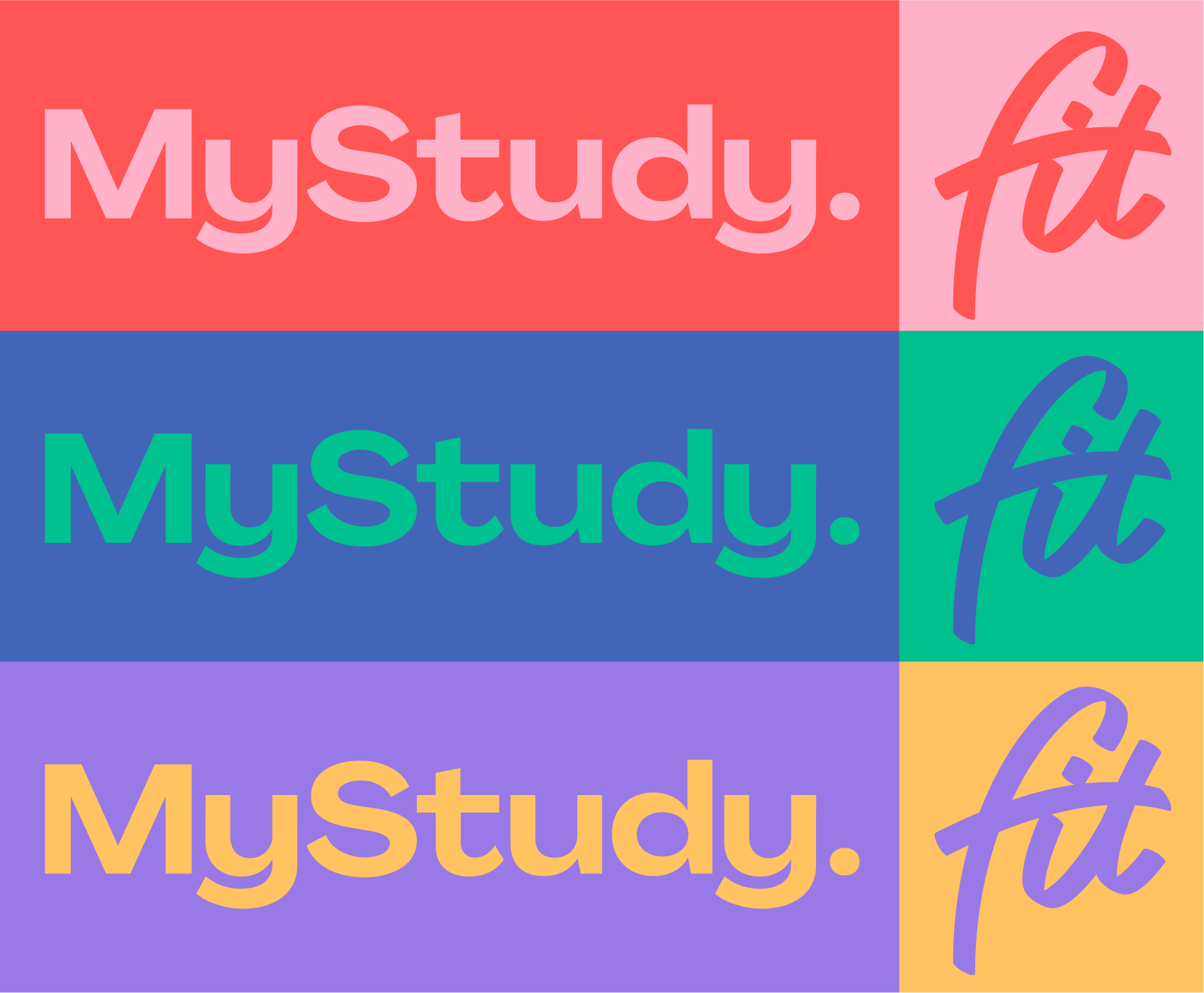 MyStudyFit Visual Identity - House Of Education - Graphic Design - Art Direction - 2020 © Morgan Gomez and Sebastian von Bishopink